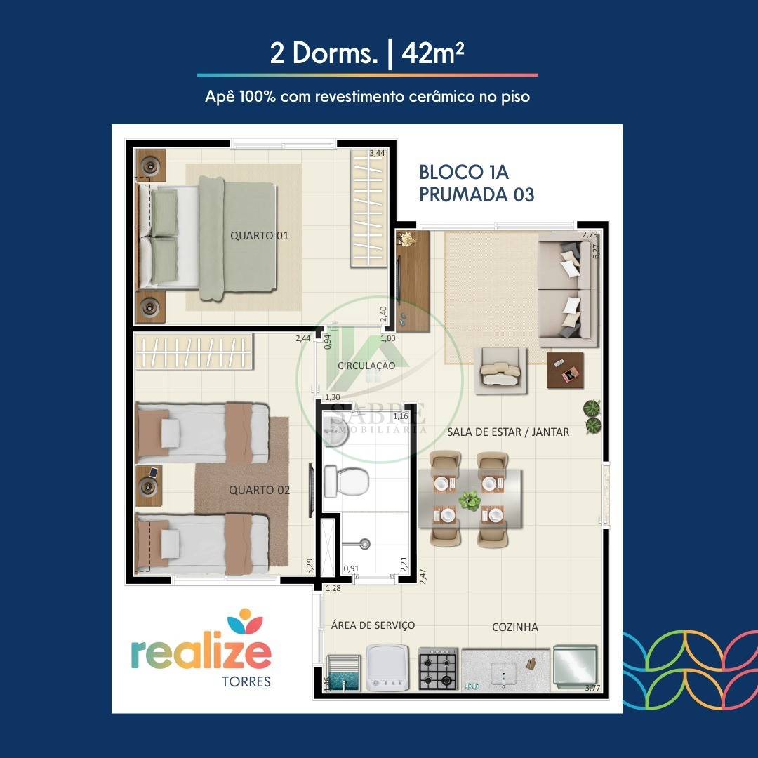 Apartamento à venda com 2 quartos, 42m² - Foto 10