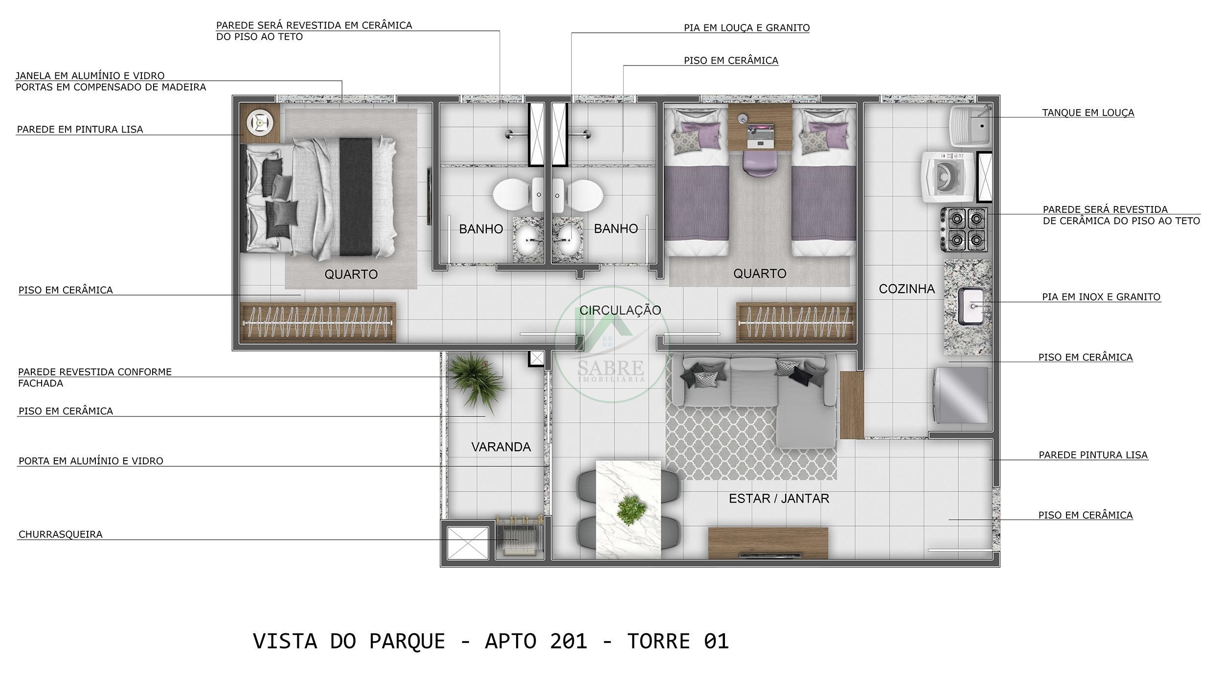 Apartamento à venda com 2 quartos, 45m² - Foto 21