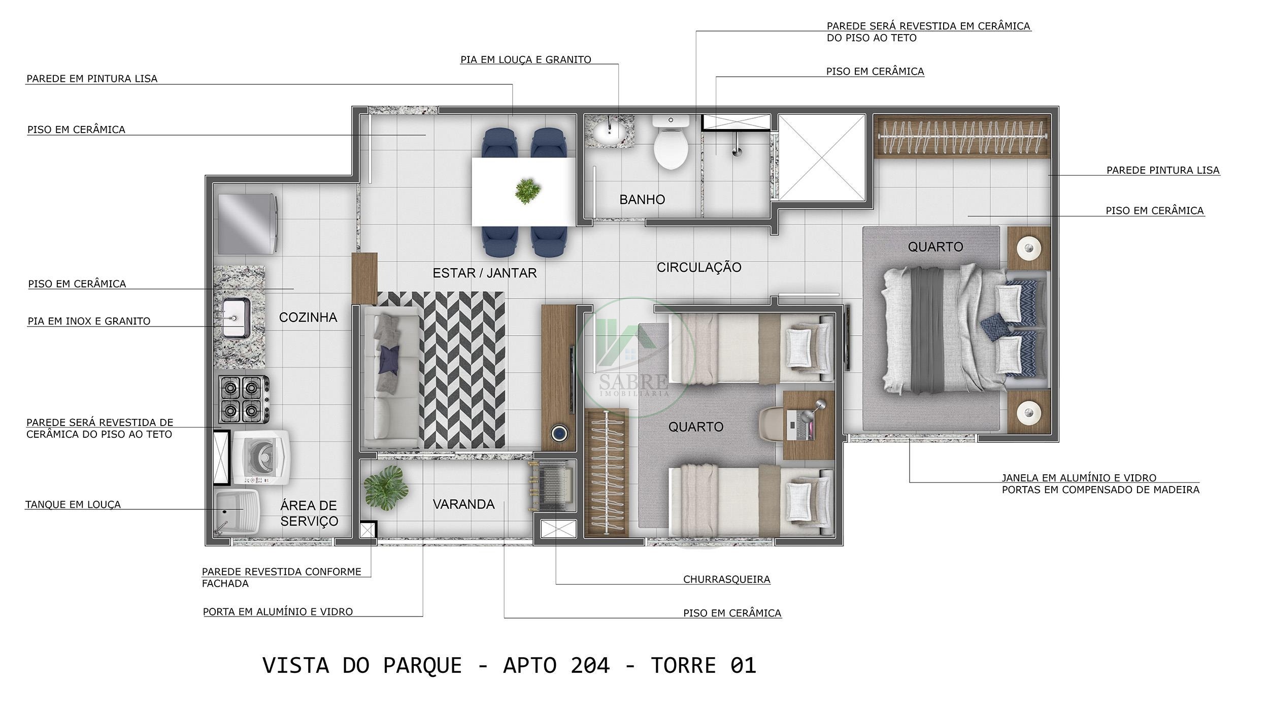 Apartamento à venda com 2 quartos, 45m² - Foto 22