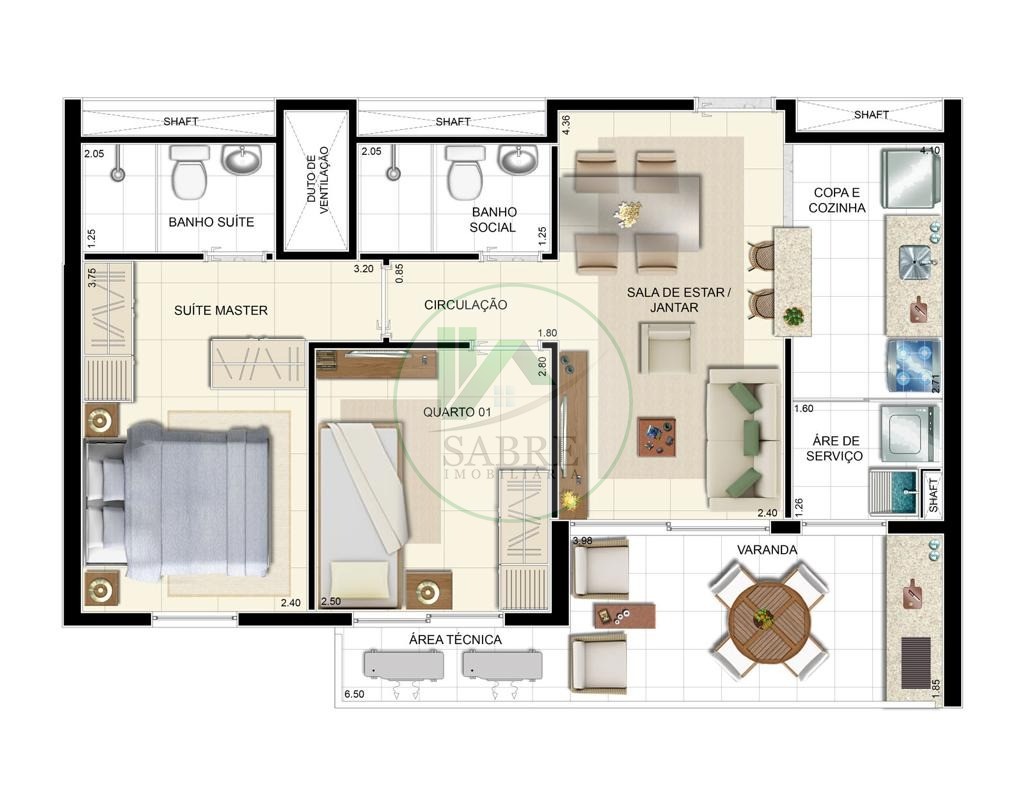 Apartamento à venda com 2 quartos, 57m² - Foto 15