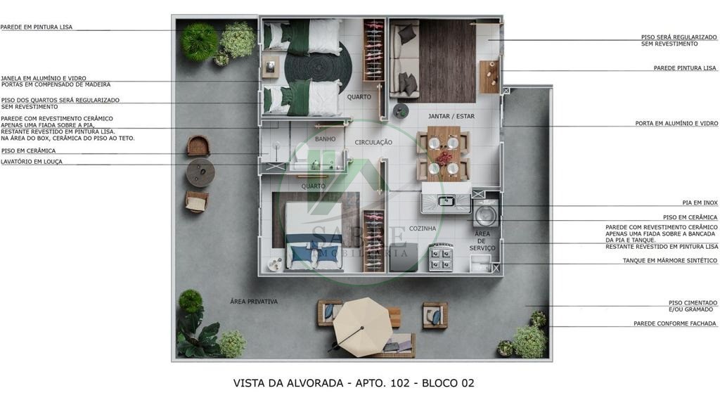 Apartamento à venda com 2 quartos, 42m² - Foto 13