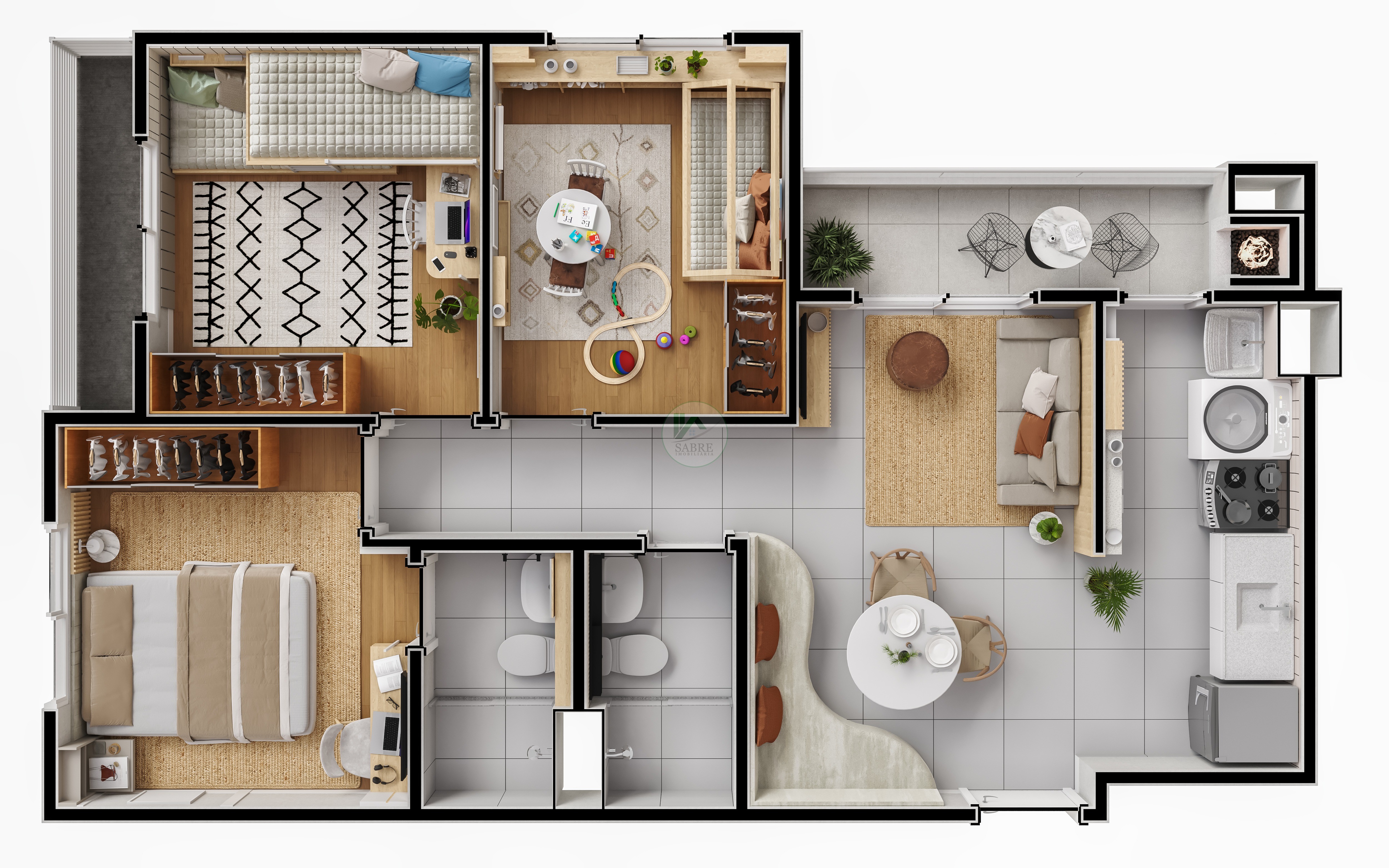 Apartamento à venda com 2 quartos, 52m² - Foto 20