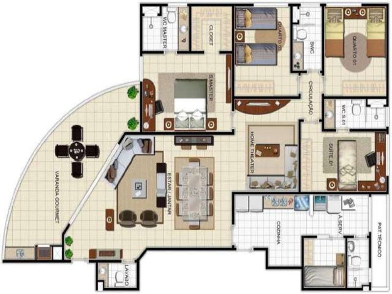 Apartamento à venda com 4 quartos, 169m² - Foto 30