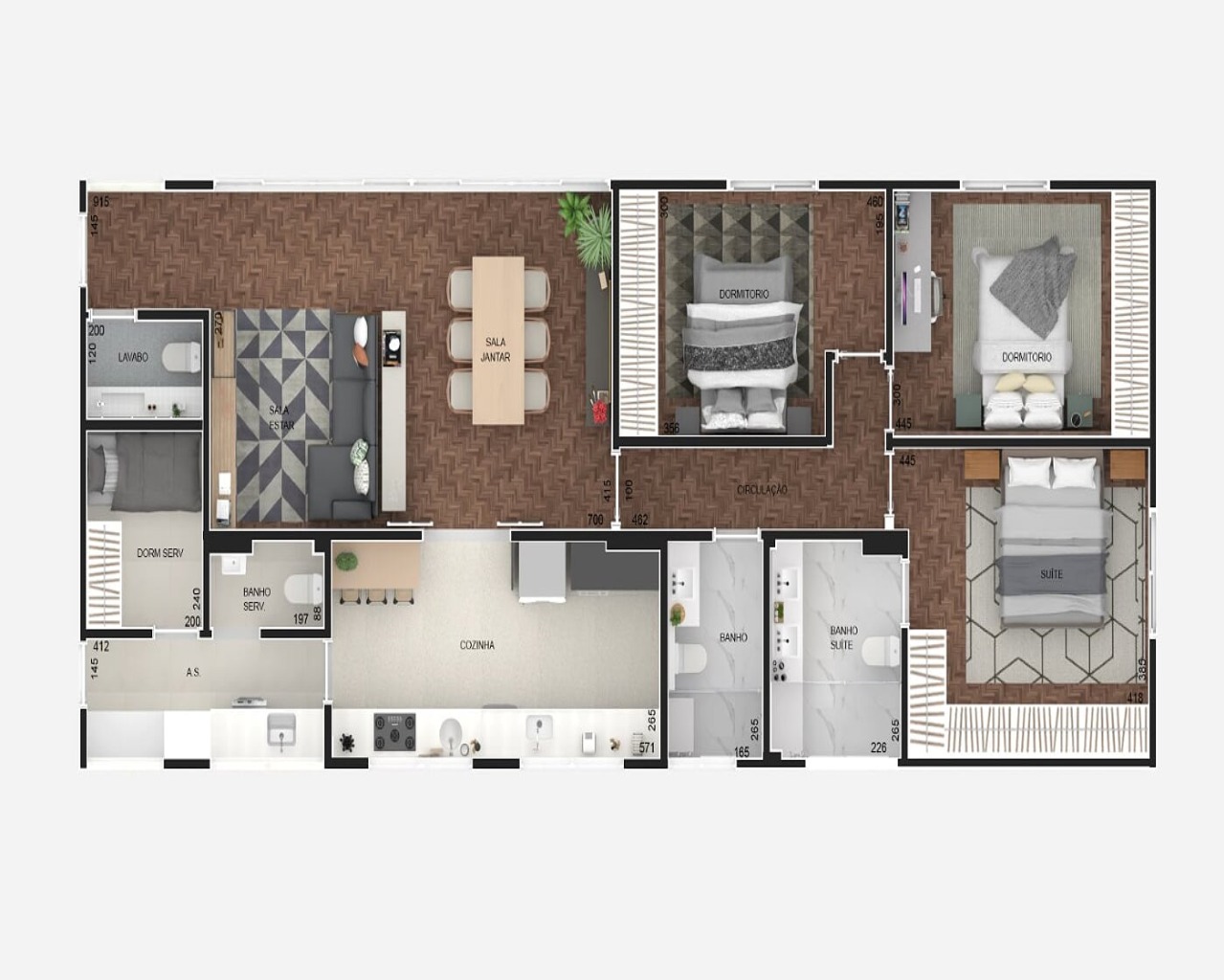 Apartamento à venda com 3 quartos, 141m² - Foto 18