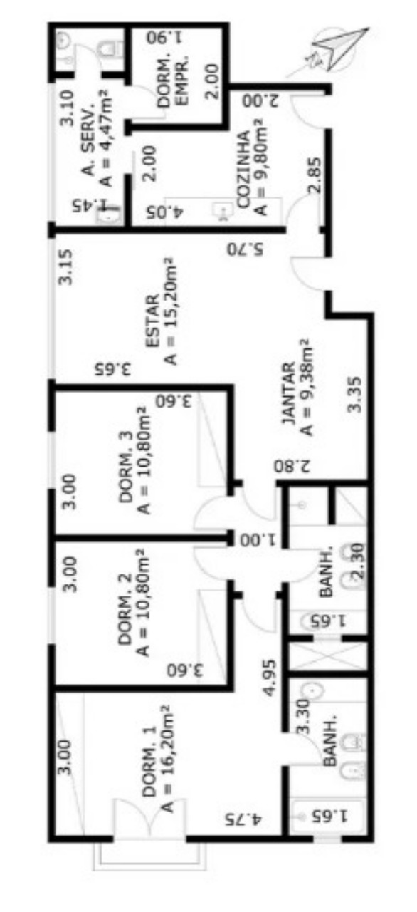 Apartamento para alugar com 3 quartos, 130m² - Foto 32