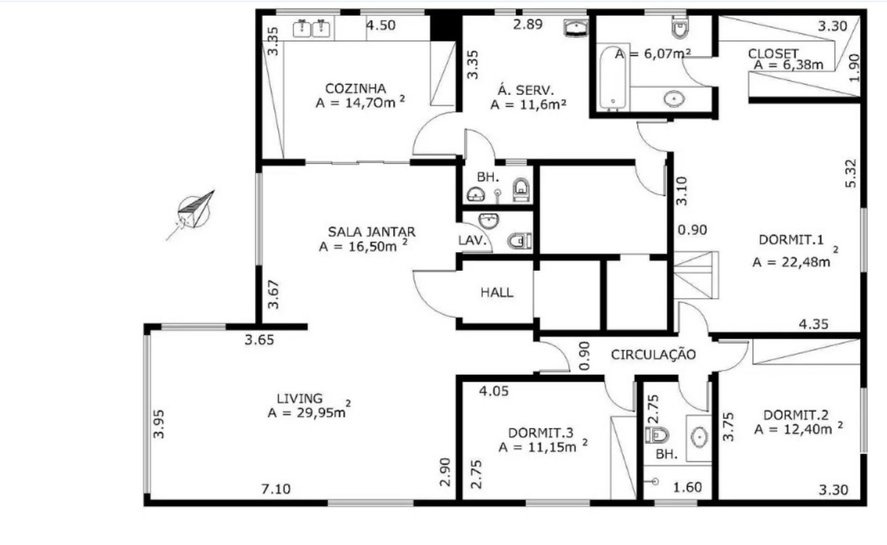 Apartamento, 3 quartos, 170 m² - Foto 31
