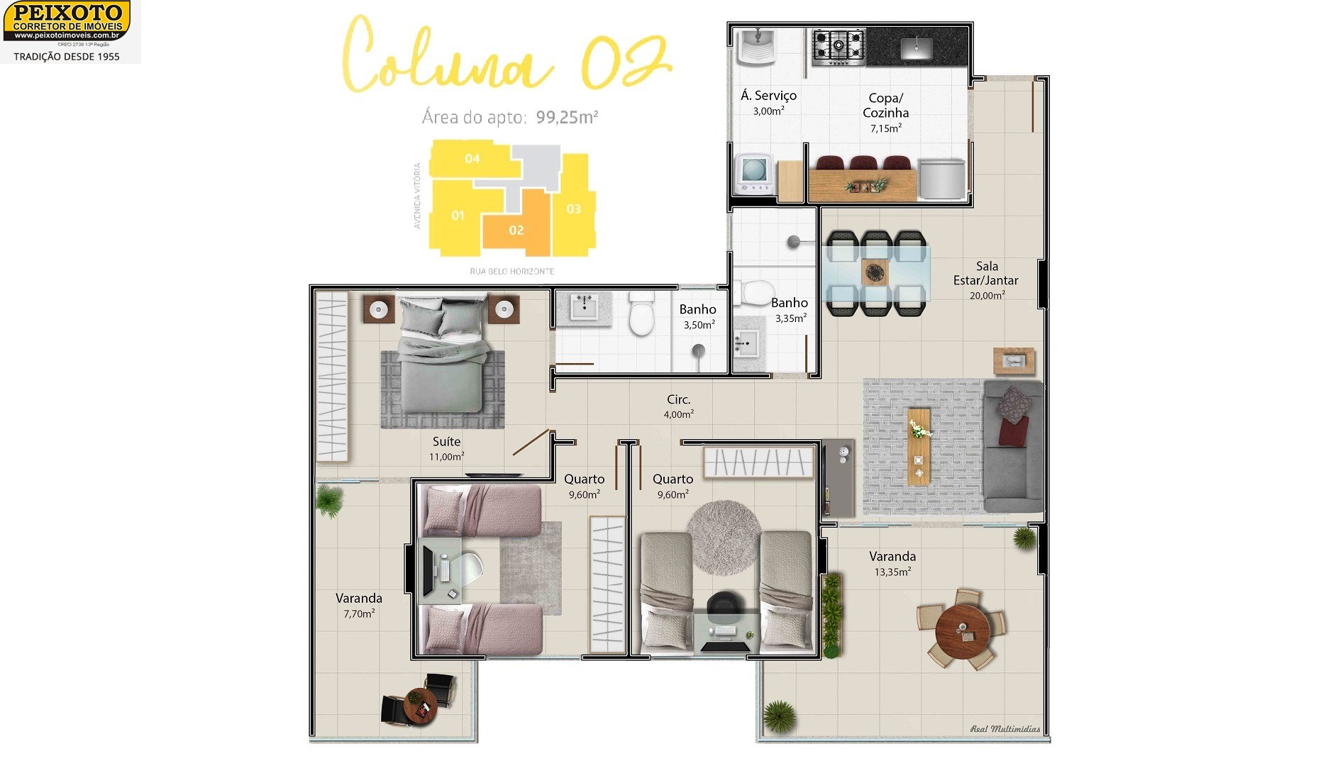 Apartamento à venda com 3 quartos, 120m² - Foto 8