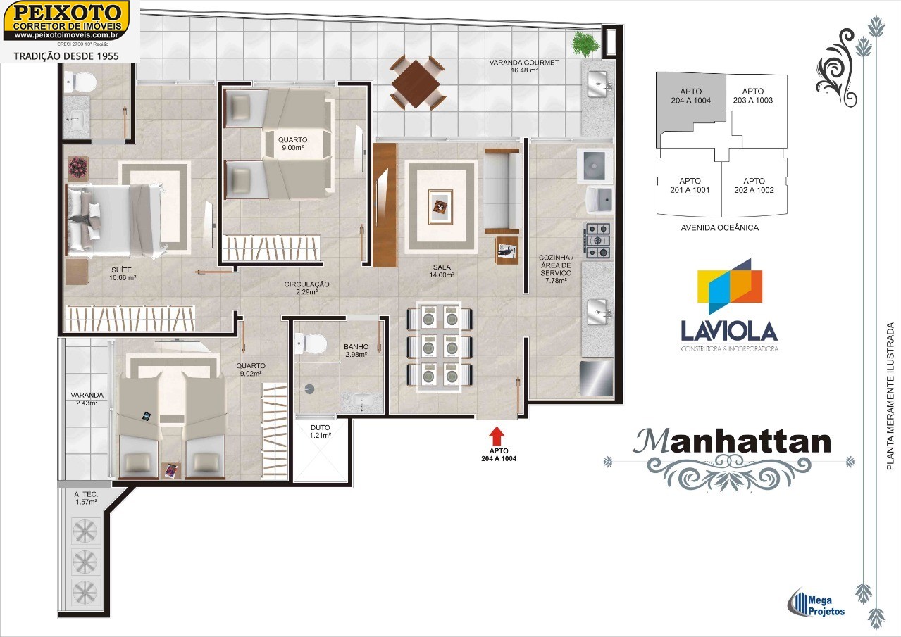 Apartamento à venda com 3 quartos, 88m² - Foto 4