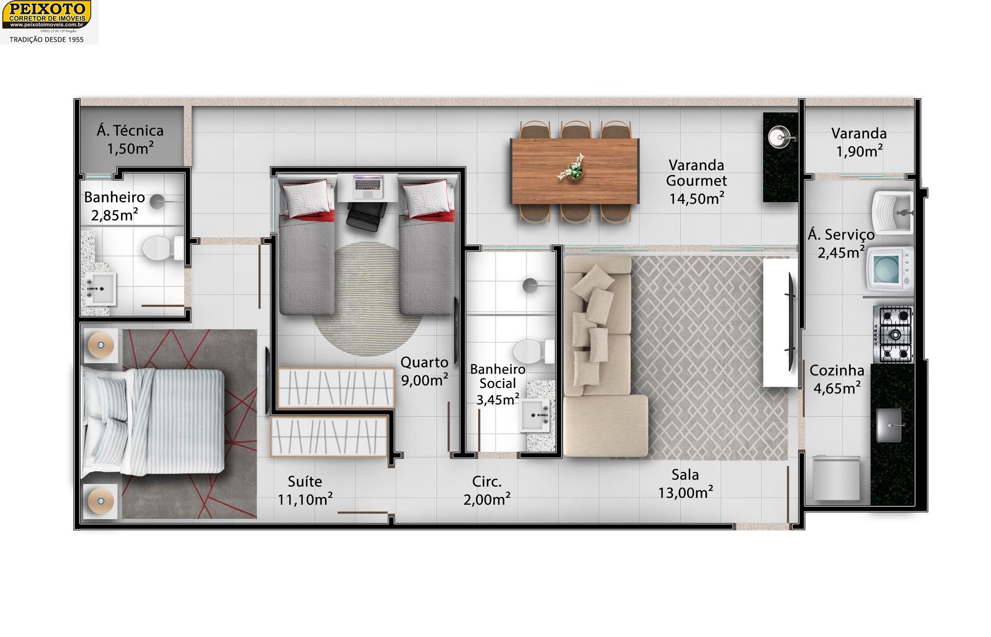 Apartamento à venda com 3 quartos, 101m² - Foto 18