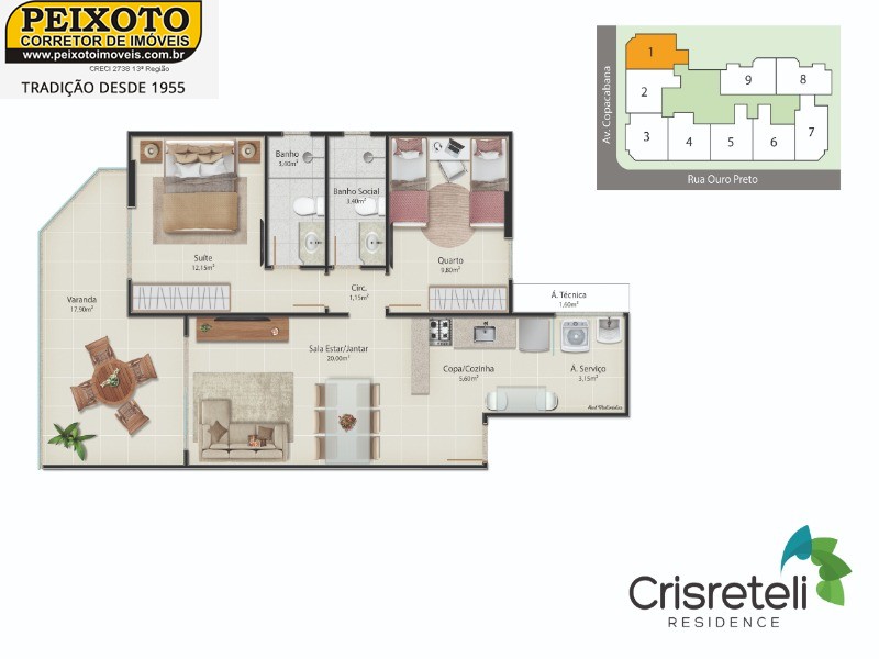 Apartamento à venda com 2 quartos, 73m² - Foto 56