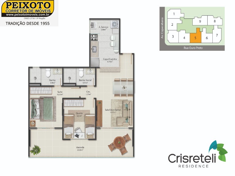 Apartamento à venda com 2 quartos, 73m² - Foto 60