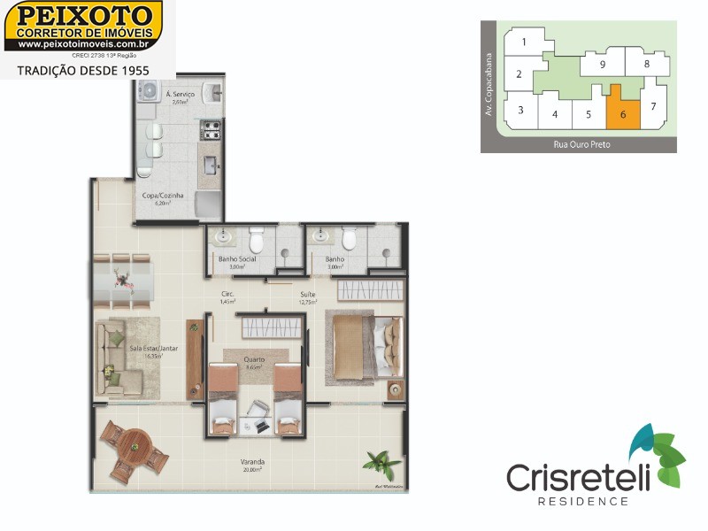 Apartamento à venda com 2 quartos, 73m² - Foto 61