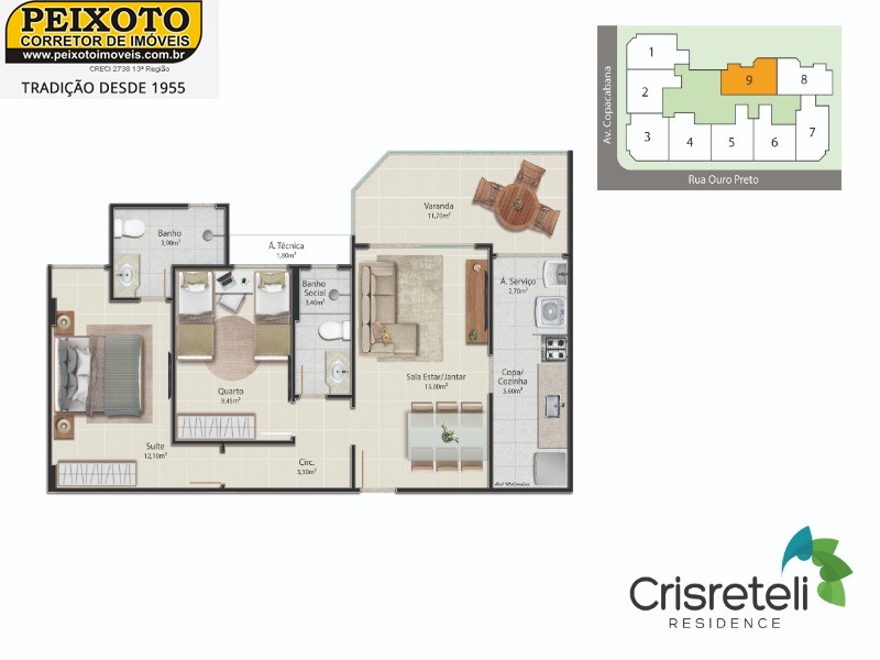 Apartamento à venda com 2 quartos, 73m² - Foto 64