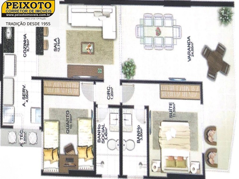 Apartamento, 3 quartos, 123 m² - Foto 9