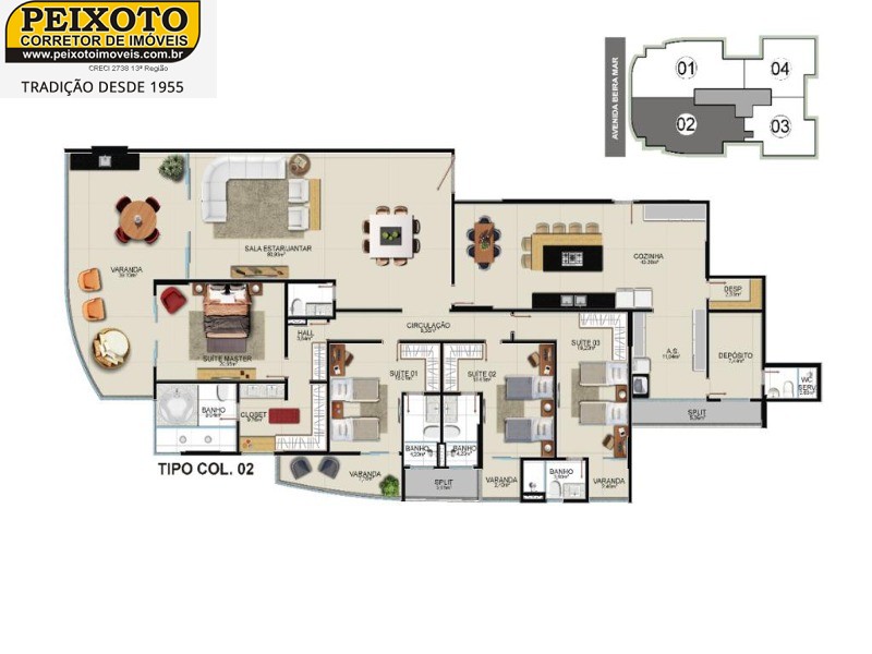 Apartamento à venda com 4 quartos, 325m² - Foto 10