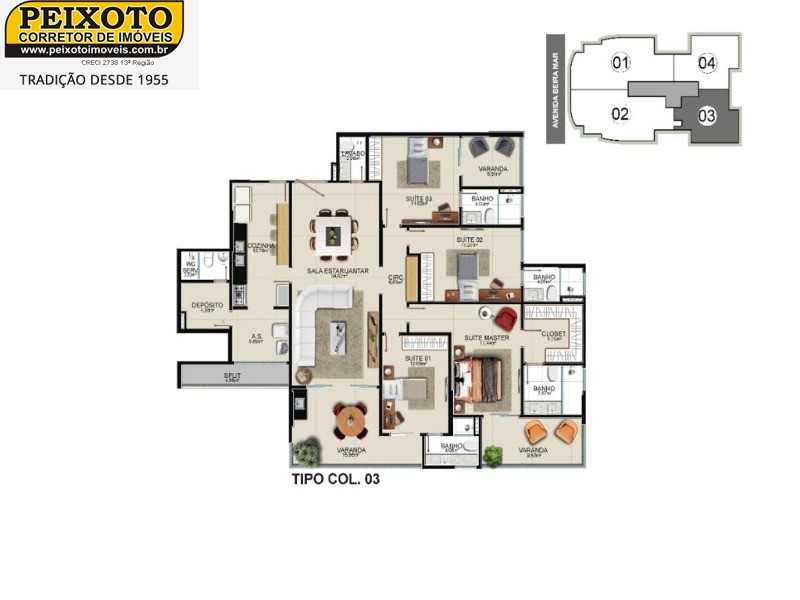 Apartamento à venda com 4 quartos, 325m² - Foto 15