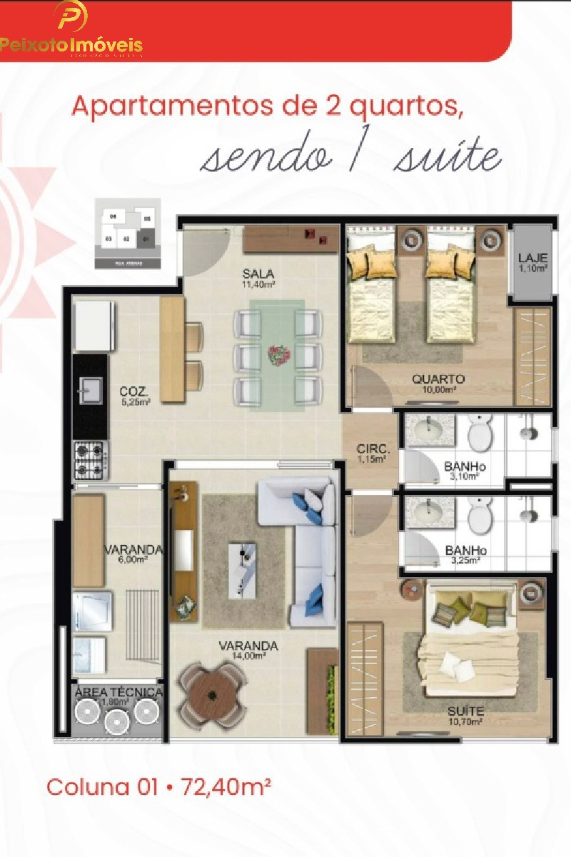 Apartamento, 2 quartos, 64 m² - Foto 10