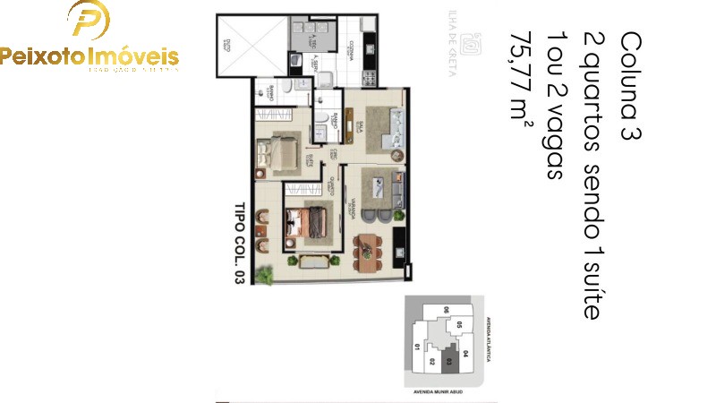 Apartamento, 2 quartos, 80 m² - Foto 10