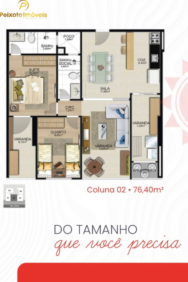 Apartamento, 2 quartos, 64 m² - Foto 12