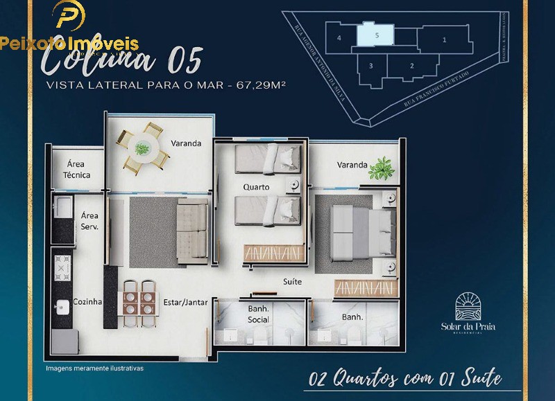 Apartamento, 2 quartos, 67 m² - Foto 1