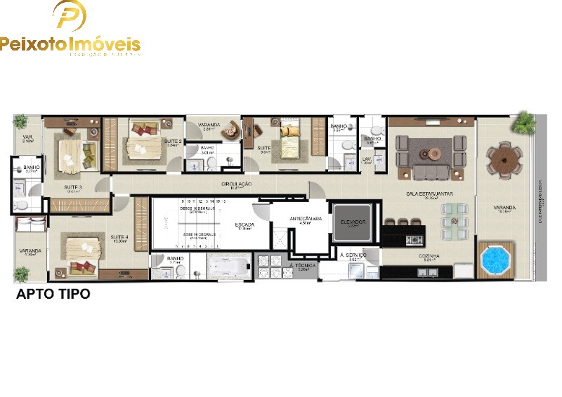 Apartamento, 4 quartos, 161 m² - Foto 7