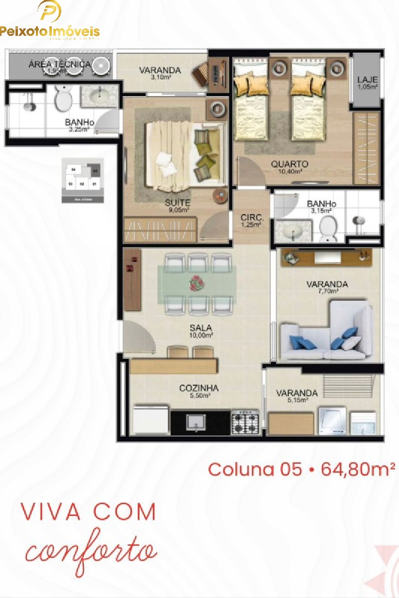 Apartamento, 2 quartos, 64 m² - Foto 17