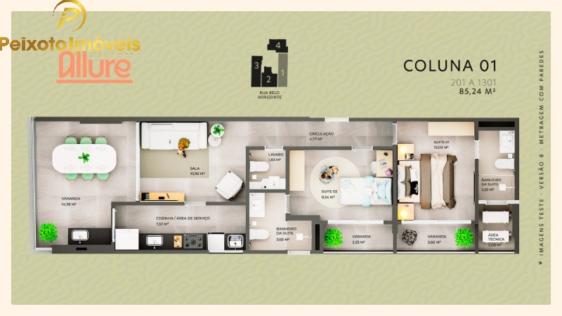 Apartamento, 2 quartos, 68 m² - Foto 5
