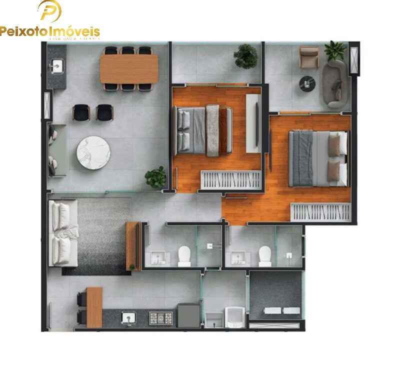 Apartamento, 2 quartos, 83 m² - Foto 1