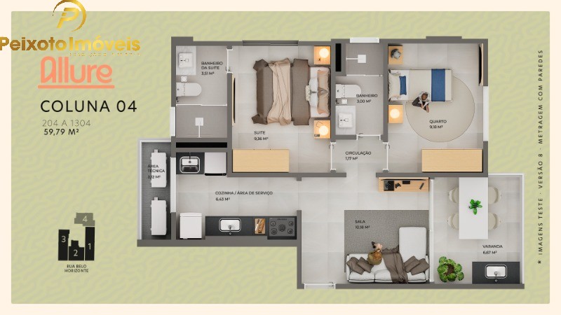 Apartamento, 2 quartos, 68 m² - Foto 8