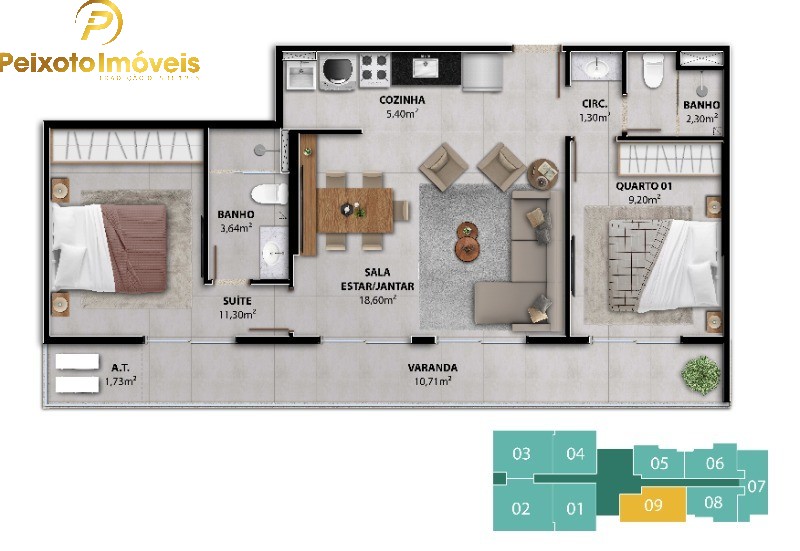 Apartamento, 2 quartos, 58 m² - Foto 28