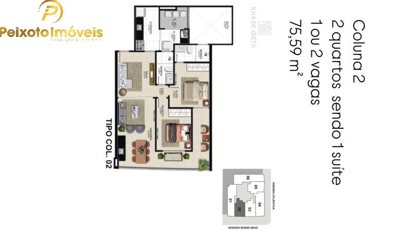 Apartamento, 2 quartos, 80 m² - Foto 9