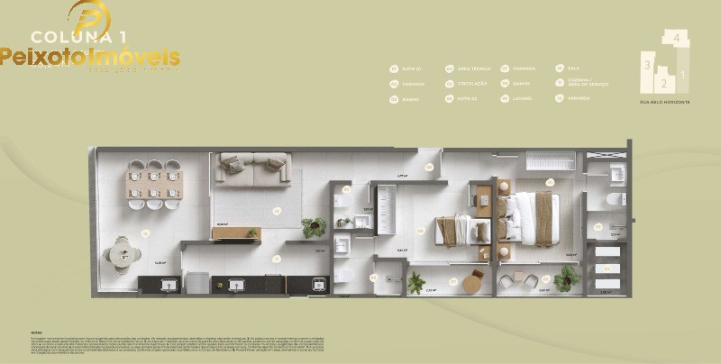 Apartamento, 2 quartos, 85 m² - Foto 1