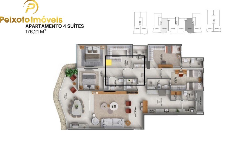 Apartamento, 4 quartos, 175 m² - Foto 35