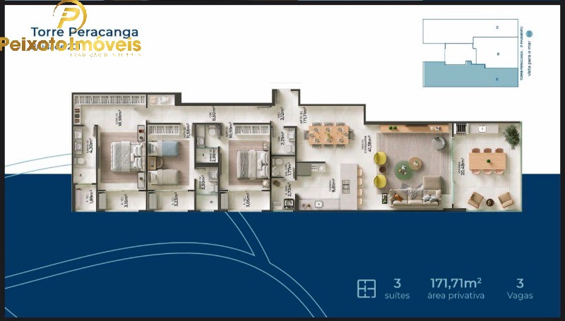 Apartamento, 3 quartos, 171 m² - Foto 1