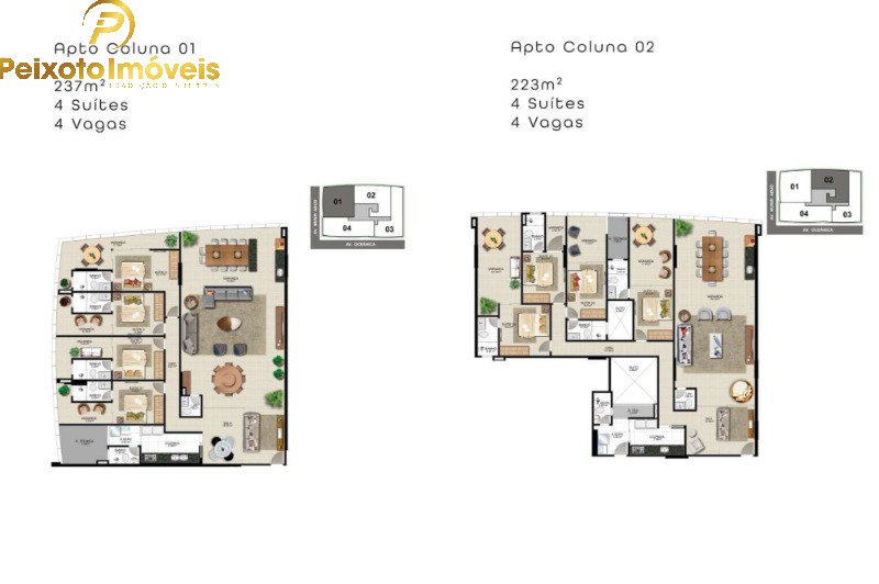 Apartamento, 4 quartos, 237 m² - Foto 1