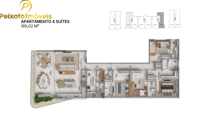 Apartamento, 4 quartos, 175 m² - Foto 34