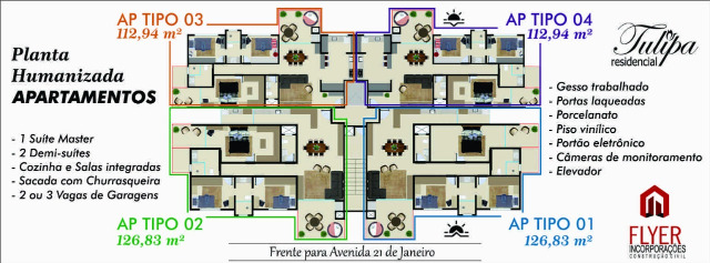 Apartamento à venda com 3 quartos, 112m² - Foto 23