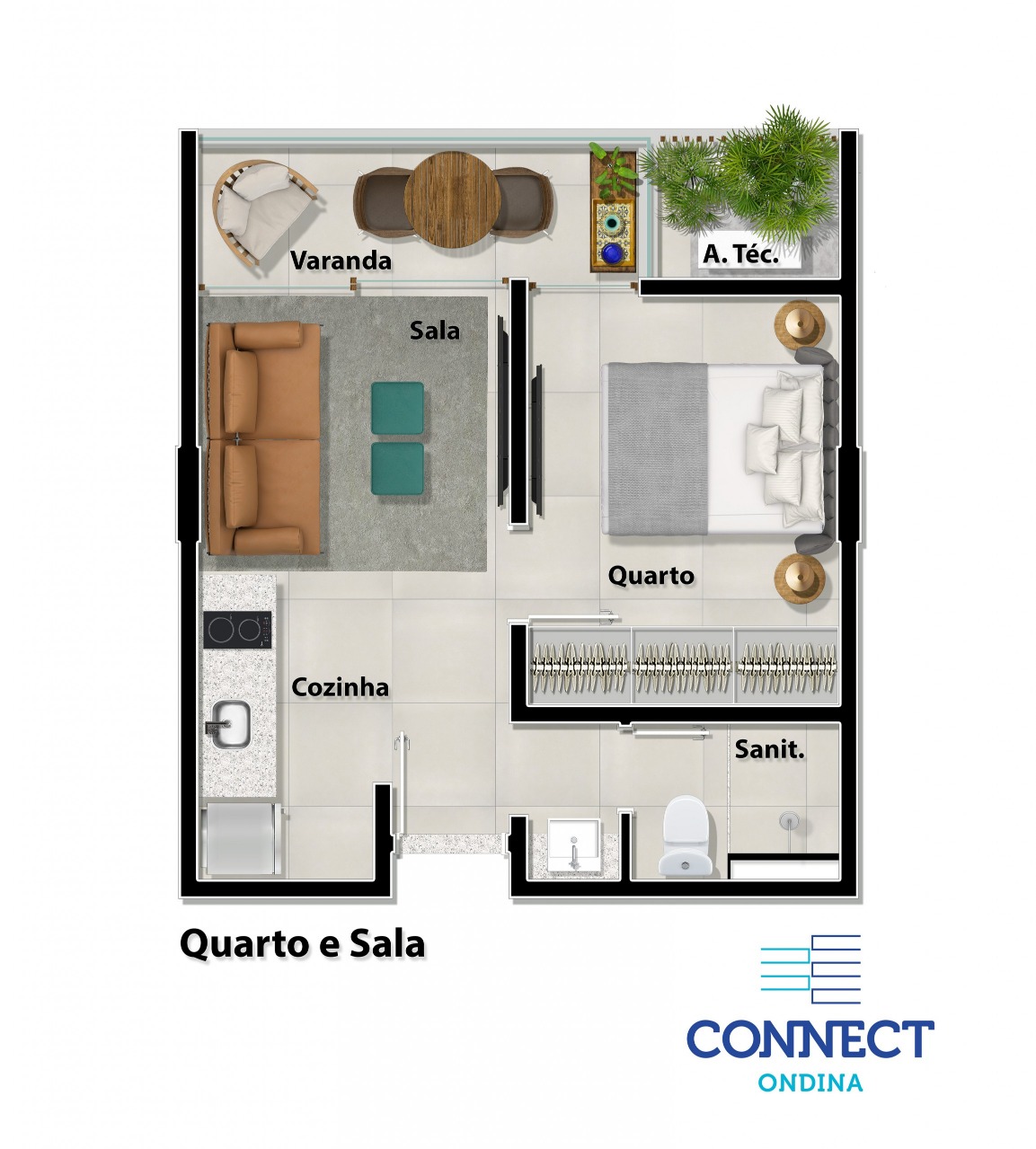 Apartamento à venda com 1 quarto, 30m² - Foto 20