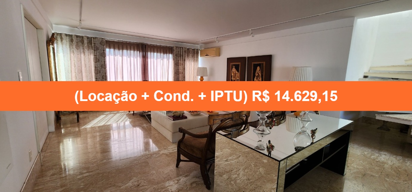 Cobertura para alugar com 4 quartos, 461m² - Foto 1