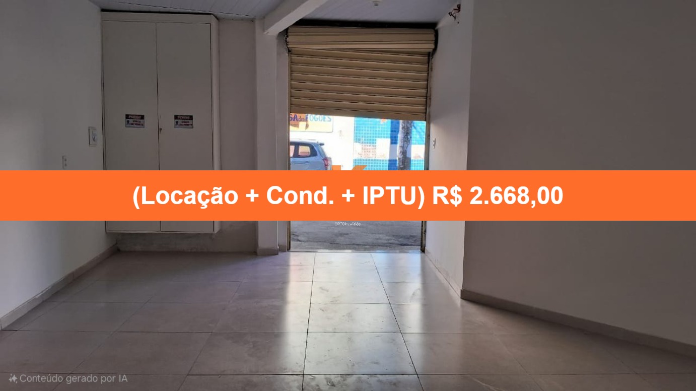 Loja-Salão para alugar, 28m² - Foto 1