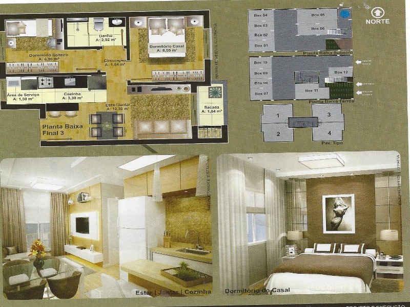 Apartamento à venda com 2 quartos, 54m² - Foto 6