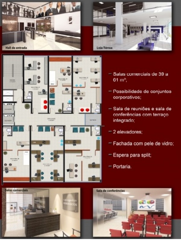 Conjunto Comercial-Sala à venda, 70m² - Foto 2