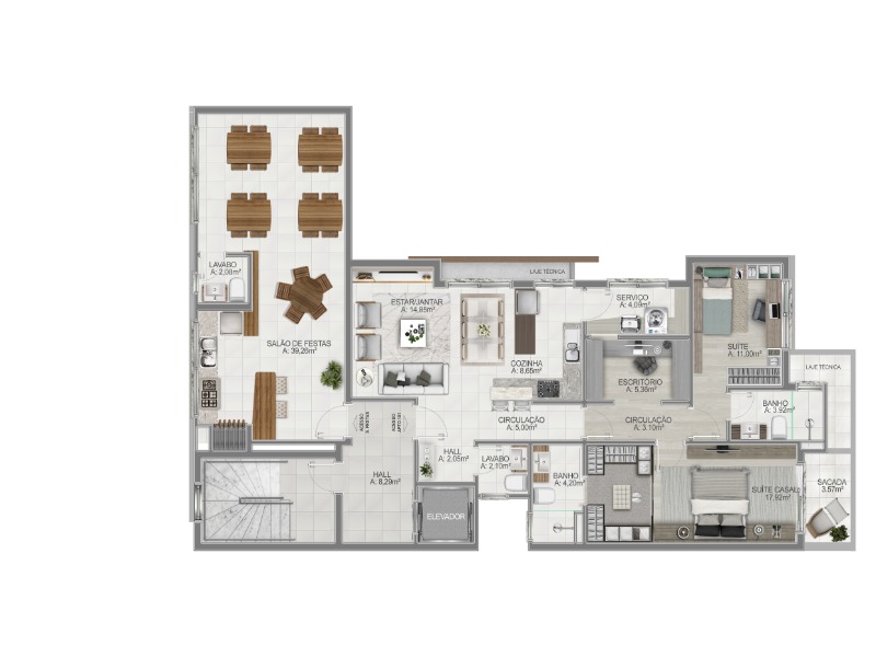 Apartamento à venda com 2 quartos, 109m² - Foto 5