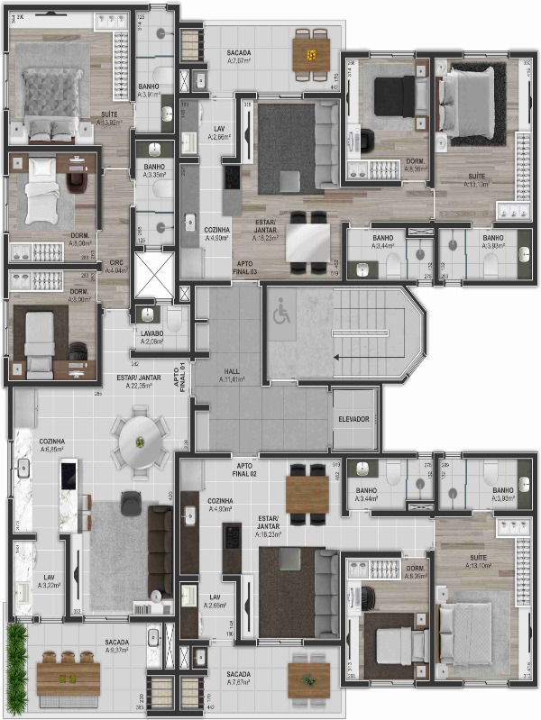 Cobertura à venda com 3 quartos, 145m² - Foto 3