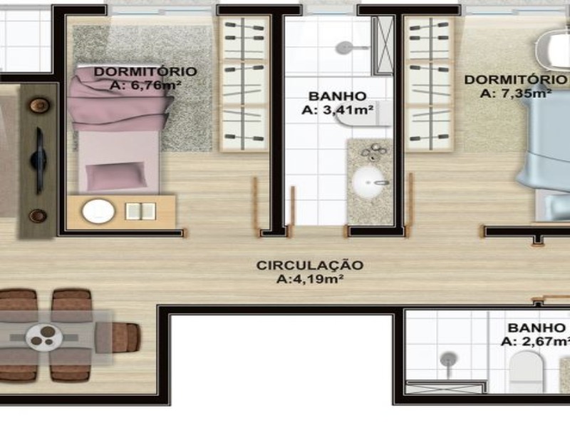 Apartamento à venda com 2 quartos, 80m² - Foto 19