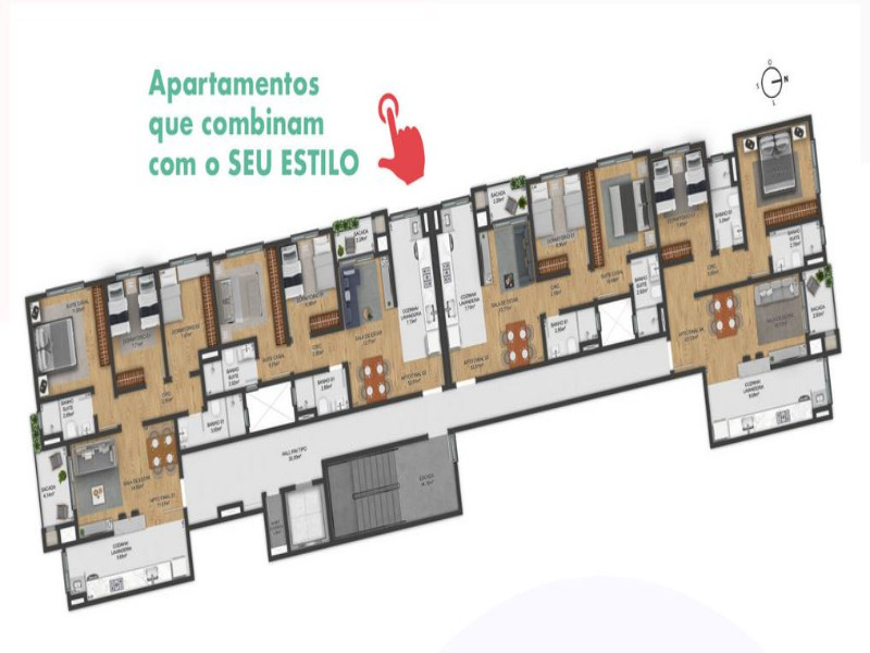 Apartamento à venda com 2 quartos, 53m² - Foto 12