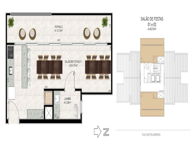 Apartamento à venda com 2 quartos, 48m² - Foto 5