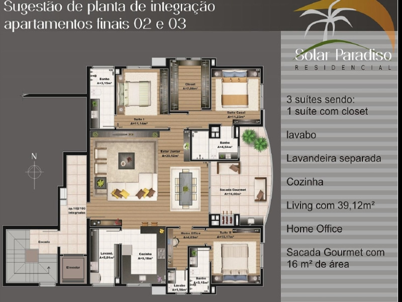 Apartamento à venda com 2 quartos, 73m² - Foto 21