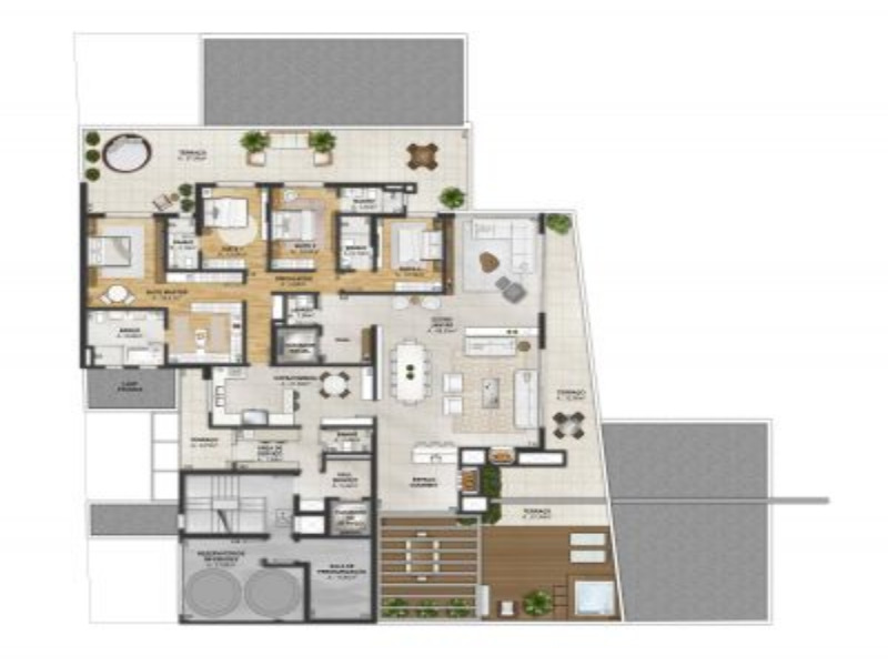 Apartamento à venda com 4 quartos, 279m² - Foto 17