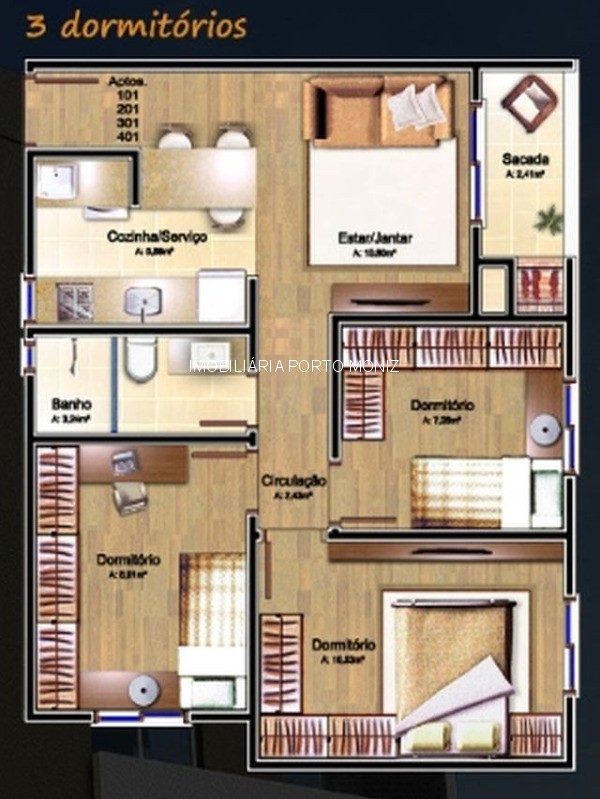 Apartamento à venda com 2 quartos, 50m² - Foto 4